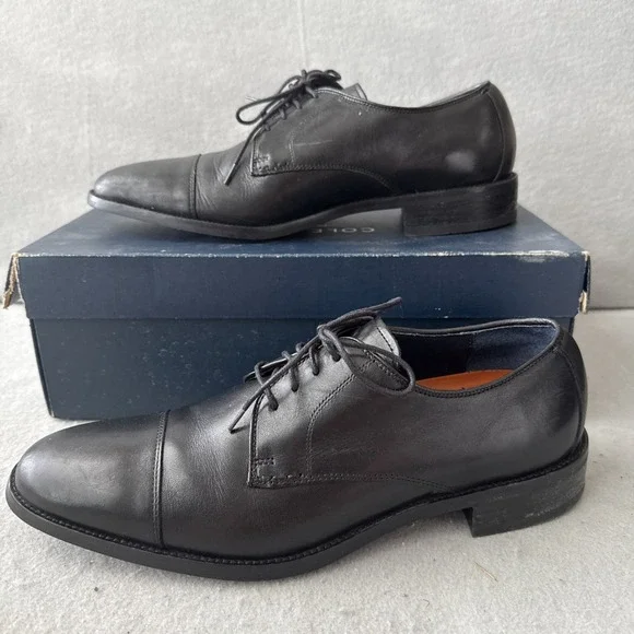 Cole Hahn Cole Haan Black Cap Toe Oxford Benton Cap Toe Oxford Ii